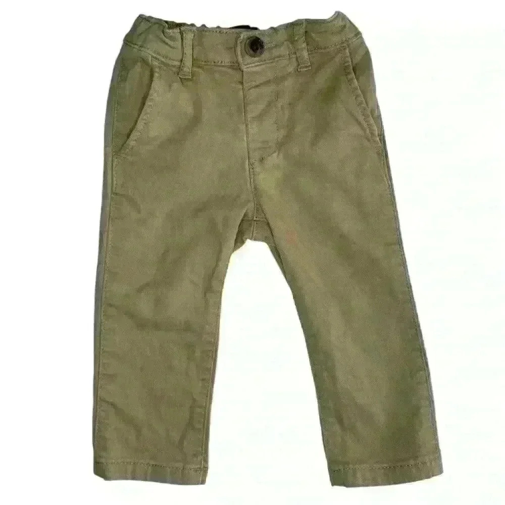 The Childrens Place Khaki Pants with Adjustable Waist